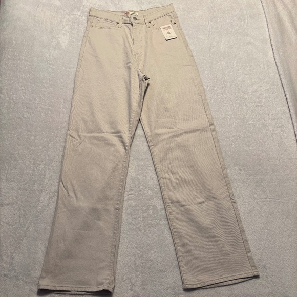 Levi Strauss Signature Heritage High Rise Loose Straight Jeans - Size 8 (W29) - Picture 1 of 9